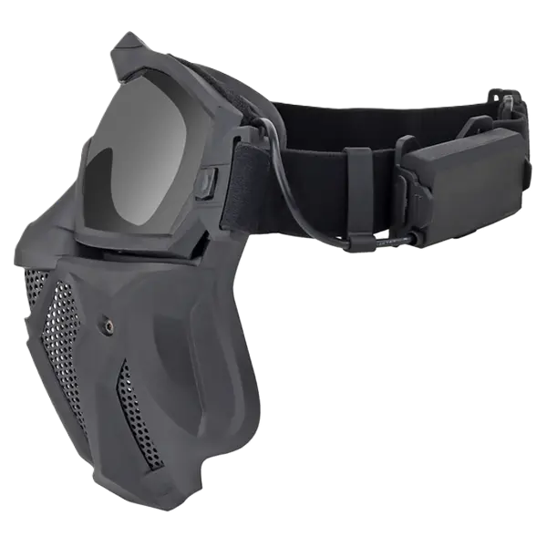 Masque ventilé Airsoft -  GuardianFlex Black Espace Cagoules