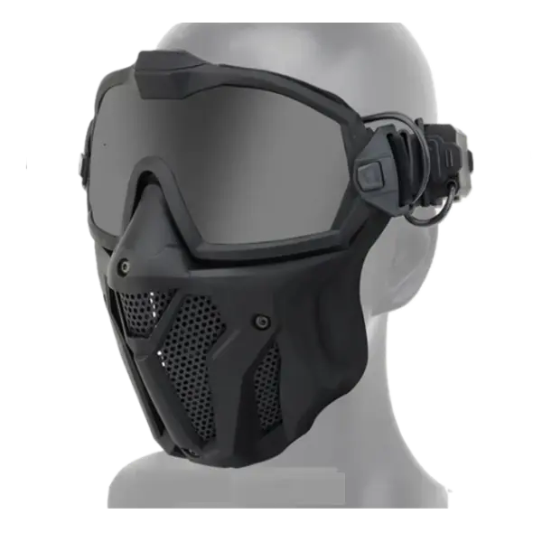 Masque ventilé Airsoft -  GuardianFlex Black Espace Cagoules