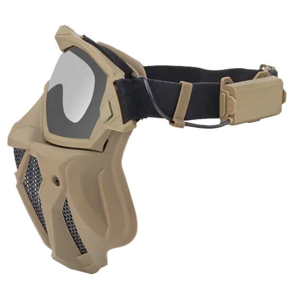 Masque ventilé Airsoft - GuardianFlex Tan | Espace Cagoules