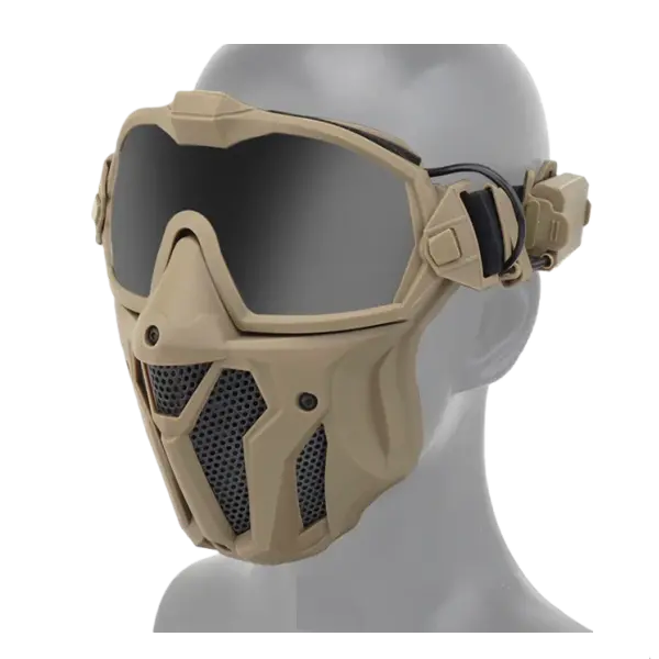 Masque ventilé Airsoft - GuardianFlex Tan | Espace Cagoules