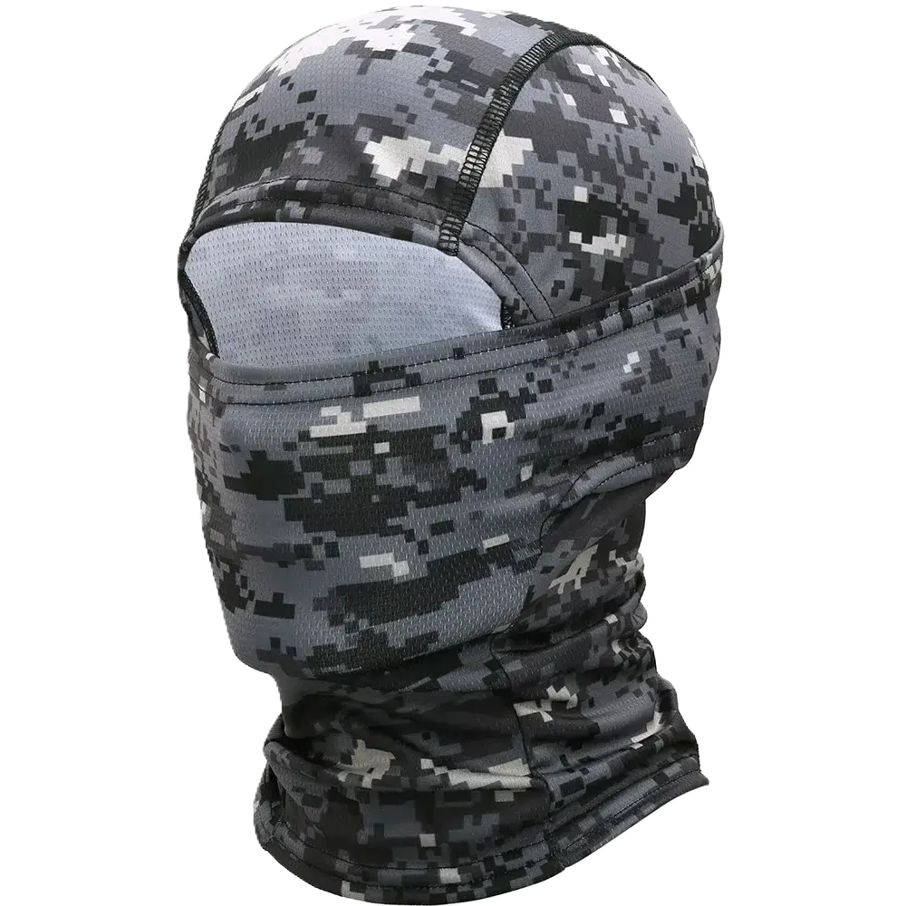 Camouflage Tactical Balaclava Cap Full Face Scarf Mask Army Military Airsoft Paintball Hunting Head Cover Hats Beanies Men Women www.espacecagoules.com