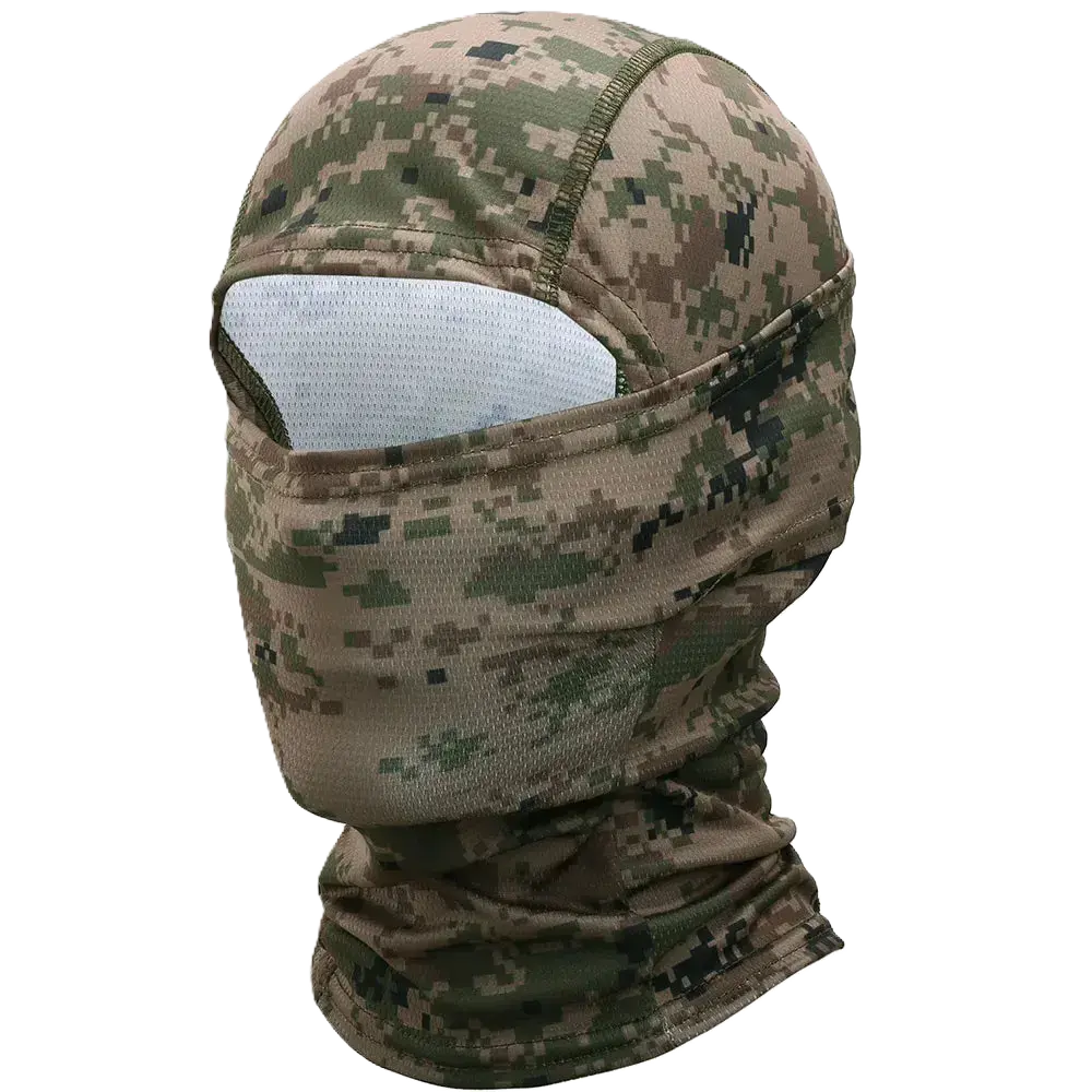 Camouflage Tactical Balaclava Cap Full Face Scarf Mask Army Military Airsoft Paintball Hunting Head Cover Hats Beanies Men Women www.espacecagoules.com