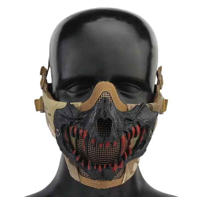 Faites Face à l'Action avec Confiance - Découvrez Notre Masque de Protection FangHawk pour Airsoft et Paintball ! Espace Cagoules