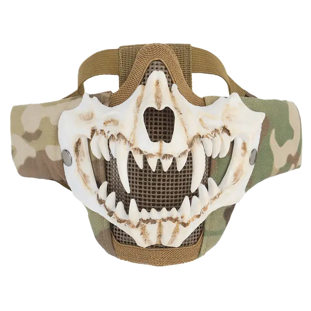 Faites Face à l'Action avec Confiance - Découvrez Notre Masque de Protection FangHawk pour Airsoft et Paintball ! Espace Cagoules