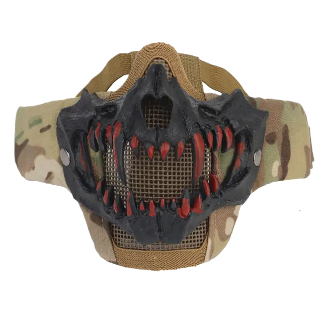 Faites Face à l'Action avec Confiance - Découvrez Notre Masque de Protection FangHawk pour Airsoft et Paintball ! Espace Cagoules