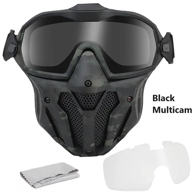 GuardianFlex Black M: La Cagoule Masque de Protection Essentielle pour vos Sessions d'Airsoft et de Paintball! Espace Cagoules