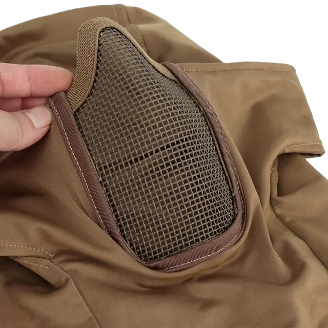 Cagoule pour Airsoft FacialShield Kaki - Espace Cagoules