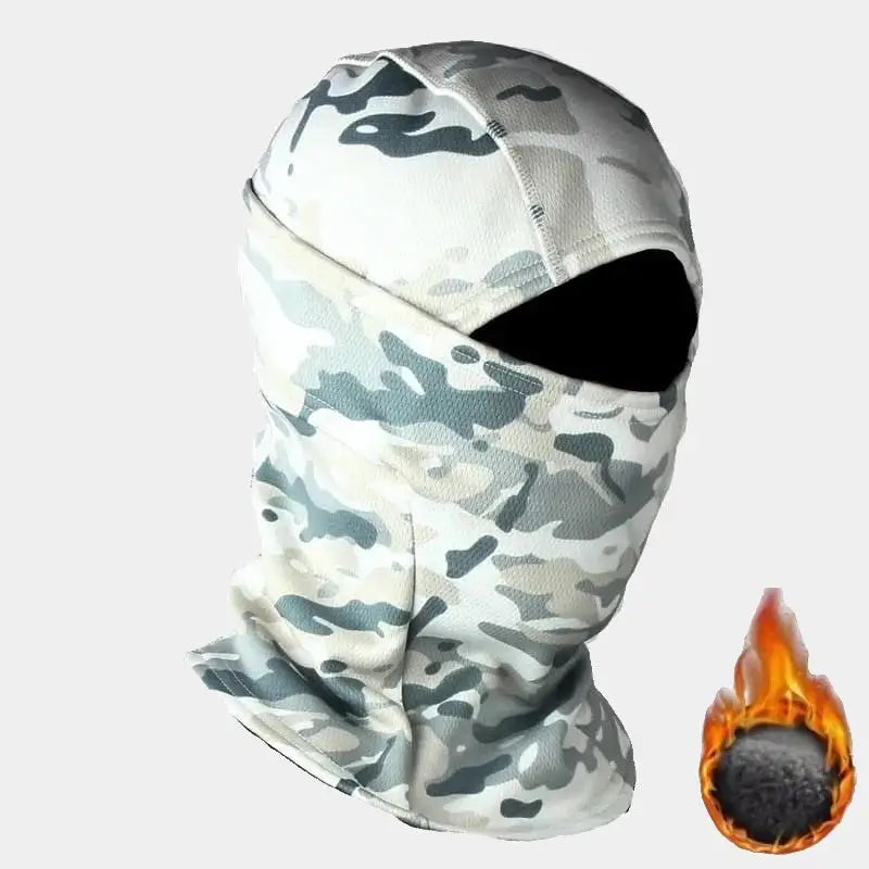 cagoule-camouflage-neige-frostguard-vue profil - Espace Cagoules