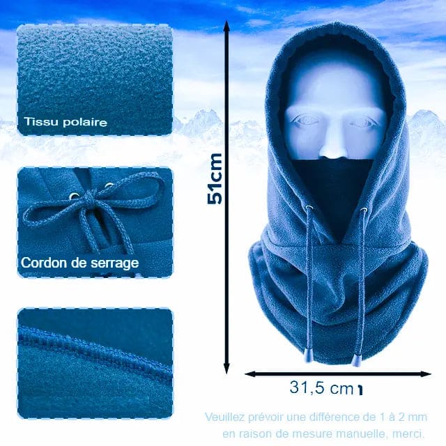 Cagoule Capuche - PolarShield - www.espacecagoules.com