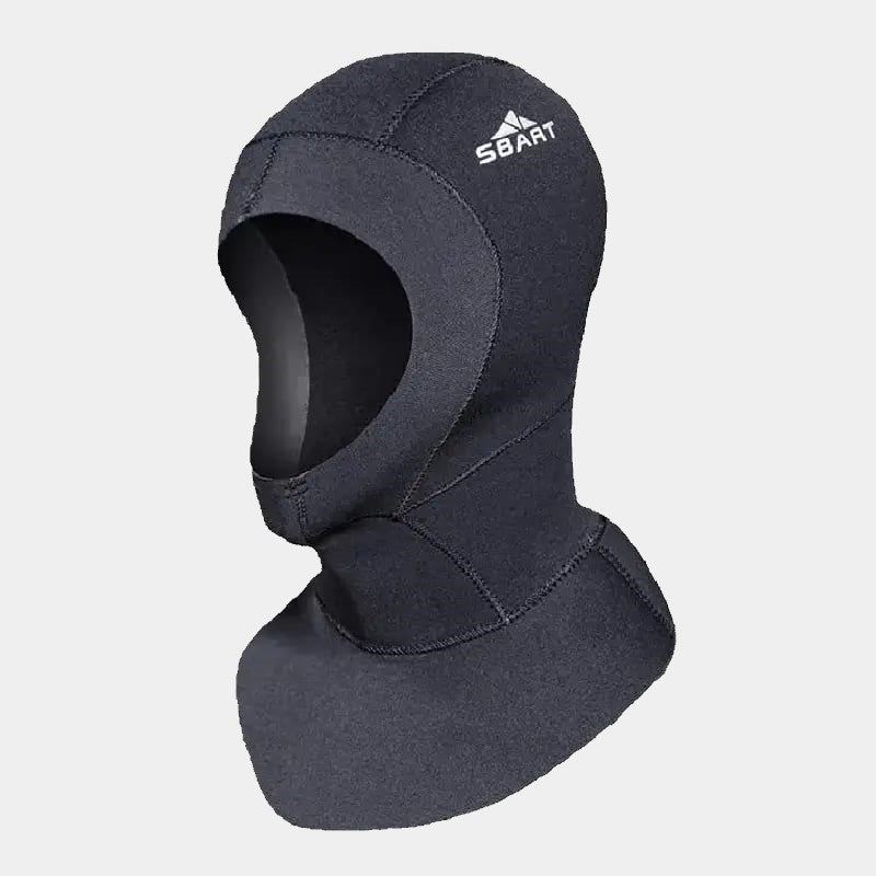 Cagoule Plongée 3 mm - OcéanFit3D Noire - www.espacecagoules.com