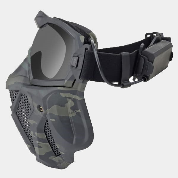 Masque Ventilé Airsoft MultiBlack - GuardianFlex - www.espacecagoules.com