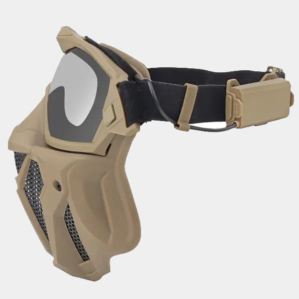 Masque ventilé Airsoft Tan - GuardianFlex - www.espacecagoules.com