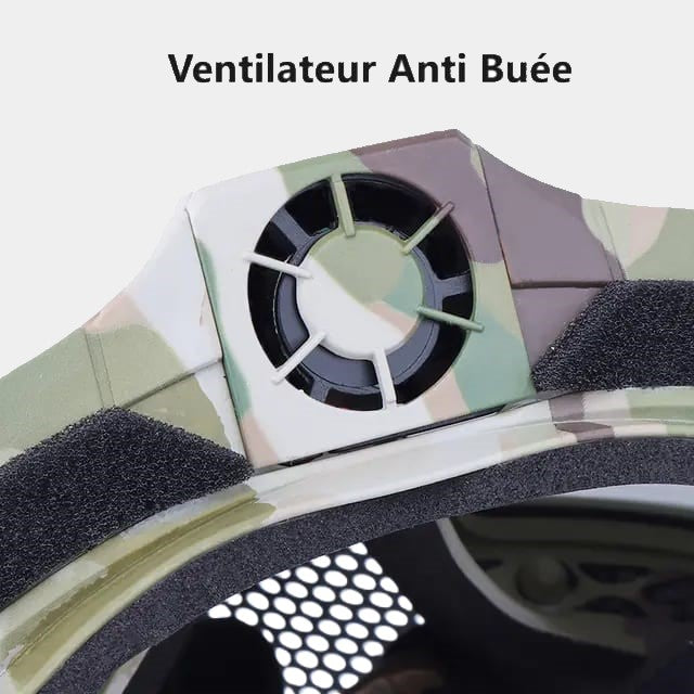 Masque ventilé Airsoft Tan - GuardianFlex - www.espacecagoules.com