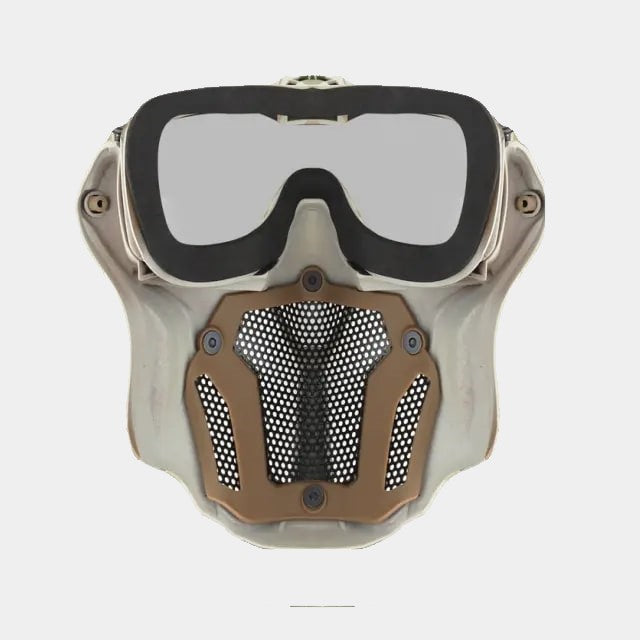 Masque ventilé Airsoft Tan - GuardianFlex - www.espacecagoules.com